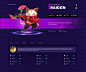 design landing page typography   ui design UI/UX Web Design  Website blockchain cryptoart nft