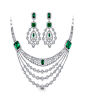 Splendid diamond necklace  set