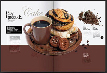 咖啡文化宣传画册版式设计-扑奔网,Off...