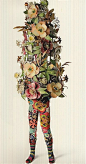 A flower sound costume by Nick Cave