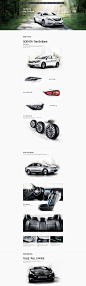 现代汽车（Hyundai Motor）-细节非常大气的汽车排版设计！ #采集大赛#