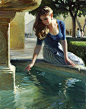 俄罗斯画家Vladimir Volegov 笔下的美女