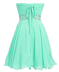 Fashion Plaza Short Chiffon Strapless Crystal Homecoming Dress D0263 at Amazon Women’s Clothing store: