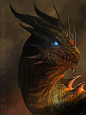 Dragon Portrait by *stevegoad on deviantART