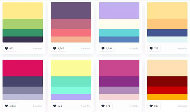【绘画参考】这里有120种配色方案供“不...