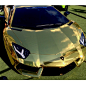 Magnificent Gold Lamborghini Aventador
