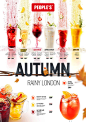 Autumn special offer menu | PEOPLE'S bar on Behance