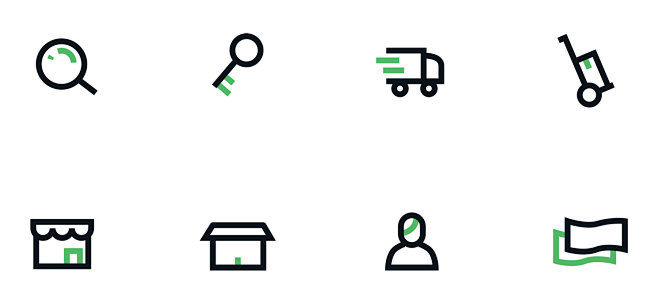 E-commerce Icons - 图...