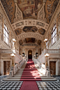 楼梯，霍夫堡皇宫，维也纳，奥地利