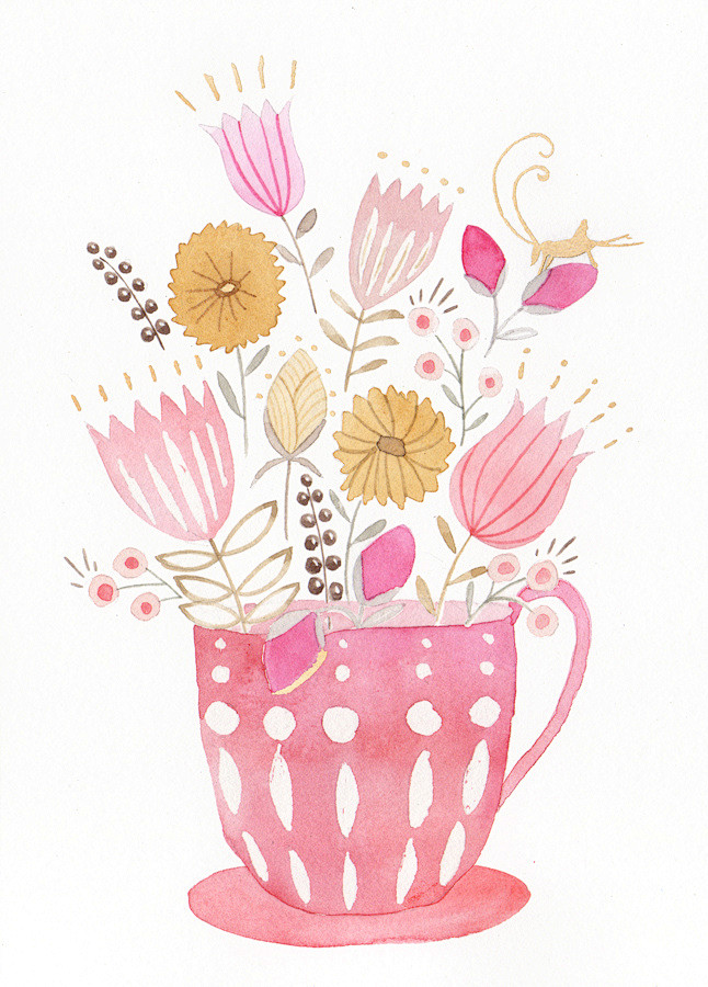 Pink Teacup 