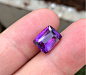 紫色蓝宝石裸石 石头采下来 #率叶插件，让花瓣网更好用#