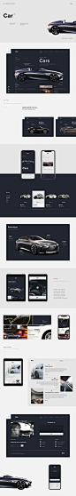 Transport company. Website on Behance