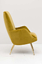 Carlo de Carli; Brass-Legged Armchair for Singer & Sons, 1950s.: 