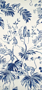 Ouisitti chinoiserie toile - Scalamandre