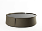 Round glass coffee table for living room CORUM | Coffee table for living room - ROCHE BOBOIS
