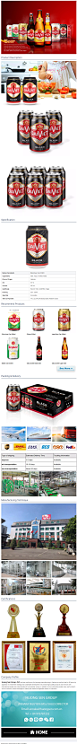 Viet Nam Black Beer 24 Packs X 330ml 5.8% Acl - Buy Beer,Food & Beverage,Alcoholic Beverages Product on Alibaba.com