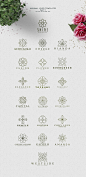 40款精致的几何图形LOGO设计矢量素材下载 [Spring Vibes] 40 Minimal Logos :