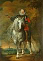 1612-1615 Peter Paul Rubens - Portrait of Don Rodrigo Calderon on Horseback