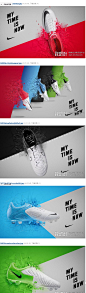 耐克的鞋子广告拿来大家参考,原创作品