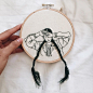 Beautiful 3D Embroidery Art That “Leaps Off The Page” By Sheena Liam