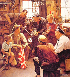 7点GAME采集到Norman Rockwell