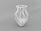 3D打印图纸/3D图/3D建模/STL文件(创意花瓶17)-淘宝网