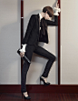 Tux redux [Spring/Summer 2013]: The masculine, monochrome tropes of the classic tuxedo are causing a stir in women’s cocktail wear. <3