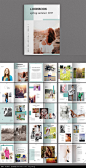 时尚简约服装画册PSD素材下载_产品画册设计图片
