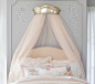 Monique Lhuillier Gold Cornice Canopy | Pottery Barn Kids