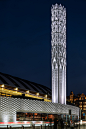 结构创新：‘壳层镂空’光之塔与能量之墙 / Tonkin Liu - 建筑图, 表皮, 城市