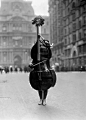 Walking Violin in Philadelphia Mummer’s Parade, 1917