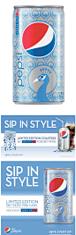 "Sip in Style": 限量版百事可乐包装_包装设计_DESIGN³设计_设计时代网 #采集大赛#