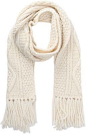 Long Cable Knit Muffler Scarf