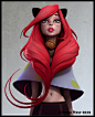 Caty !!!, alireza nasr : make a 3d character from Anna Maystrenko 's concept 
