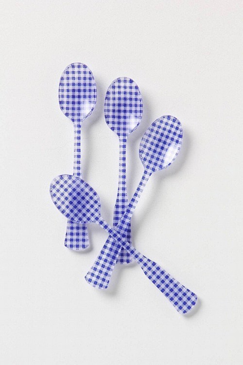 Gingham Spoons