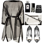 A fashion look from October 2014 featuring long sleeve dresses, stilettos shoes and leather purse. Browse and shop related looks.
