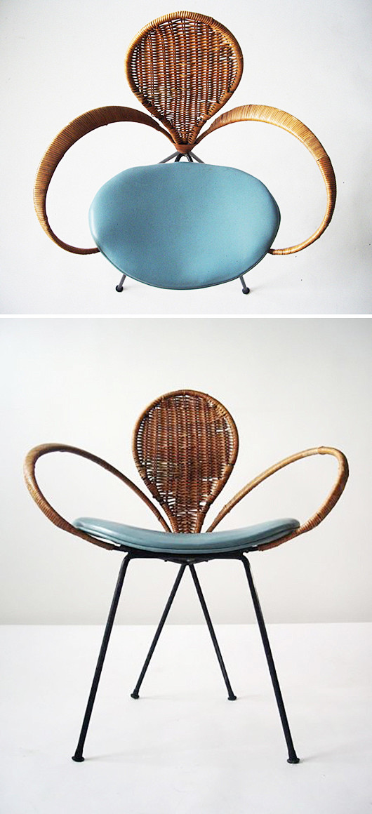 Mid Century现代柳条椅创意设计