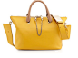 Chloe  Baylee Shoulder Bag, Beige/Yellow via: null