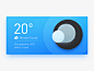 Weather app inspiration – Muzli -Design Inspiration : via Muzli design inspiration