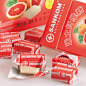 瑞士进口糖果 SANKOM纤维糖增加饱腹感 4盒