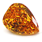 View 0.85 ct. Pear Shape Fancy Vivid y. Orange: