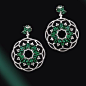 thejewelcollectiveHump day and feeling ready for the weekend?? Well to cheer you up we thought we'd share these magnificent Columbian Emerald and diamond earrings from @maximilionlondon !! we are in lurve (photo: Maximilian London) #thejewelcollective #ma