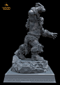 Orgrim Doomhammer 1:10th Scale Collectible - Weta Workshop, Jon Troy Nickel : Finally able to get around to posting up some renders of my first sculpture for Weta!

Orgrim 1:10 collectible statue, based off character designs for Warcraft: The Beginning pr