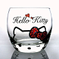 hello kitty 可爱KT猫独特少见杯子 创意水钻玻璃杯 红酒杯 水杯-淘宝网
