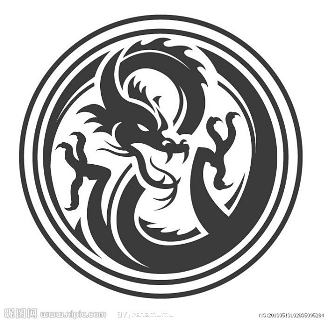 龙 logo 标志