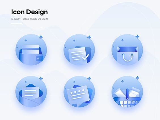 E-commerce icon set ...