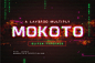 Mokoto Glitch Typeface : Introducing a new layered multiply typeface called Mokoto !! Mokoto is an experimental font that gives the appearance of digital glitching effect !! Inspired from modern fonts and slicing image in error system, to create something