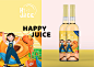果汁饮料包装设计-古田路9号-品牌创意/版权保护平台