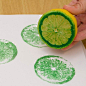 make fruit and veggie prints - Chicago Botanic