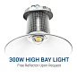 Hyperikon LED High Bay Light, 300W (800W HID / HPS equivalent), 32, 700 lumens, 5000K (Crystal White Glow) Indoor Area Lighting, Free Reflector Upon Request - - Amazon.com